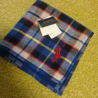 ポロラルフローレン(POLO RALPH LAUREN)の未使用!!  POLO RALPHLAURENメンズタオル(ハンカチ/ポケットチーフ)