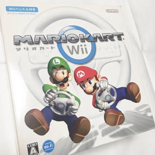 ウィー(Wii)のマリオカート Wii ハンドル のみ♡(家庭用ゲームソフト)