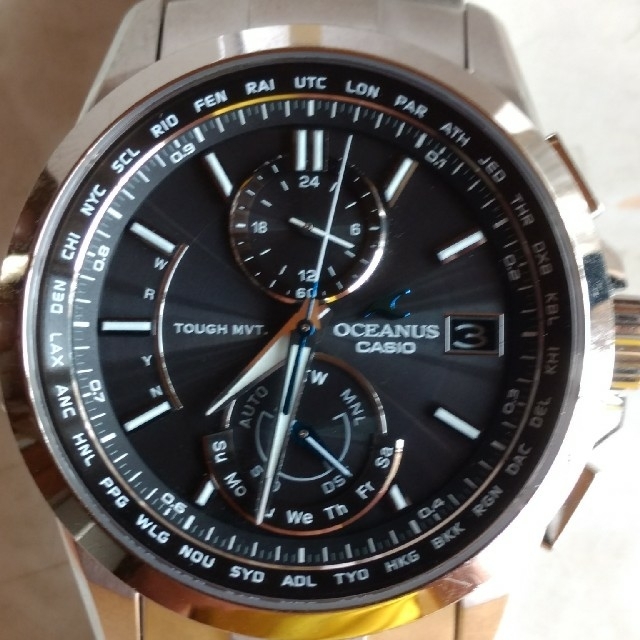 CASIO(カシオ)のCASIO  OCEANUS OCW-T2500-1AJF電波ソーラー メンズの時計(腕時計(アナログ))の商品写真