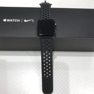 アップルウォッチ(Apple Watch)のApple Watch series2 NIKE＋ 38mm スペースグレイ(腕時計(デジタル))