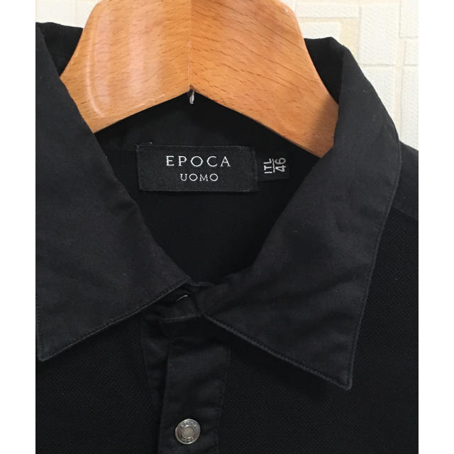 EPOCA(エポカ)のエポカウオモ ポロシャツ ブラック メンズのトップス(ポロシャツ)の商品写真