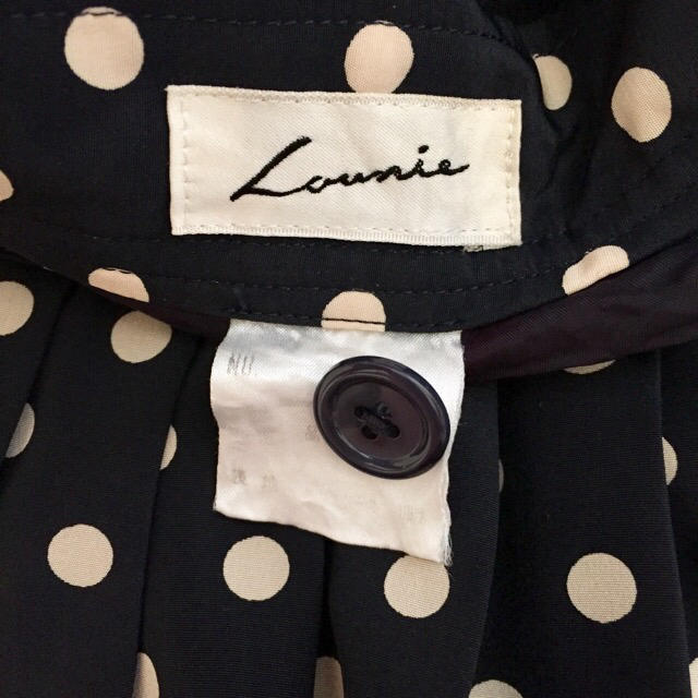 LOUNIE(ルーニィ)のルーニィ♡ドット柄プリーツスカート レディースのスカート(ロングスカート)の商品写真