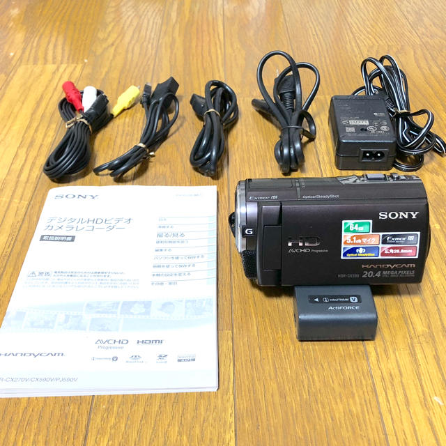 カメラ［値下げ］Sony HANDYCAM cx590 ビデオカメラ
