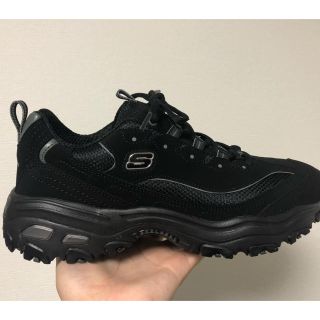 スケッチャーズ(SKECHERS)のskechers d'lites 26.5cm black(スニーカー)