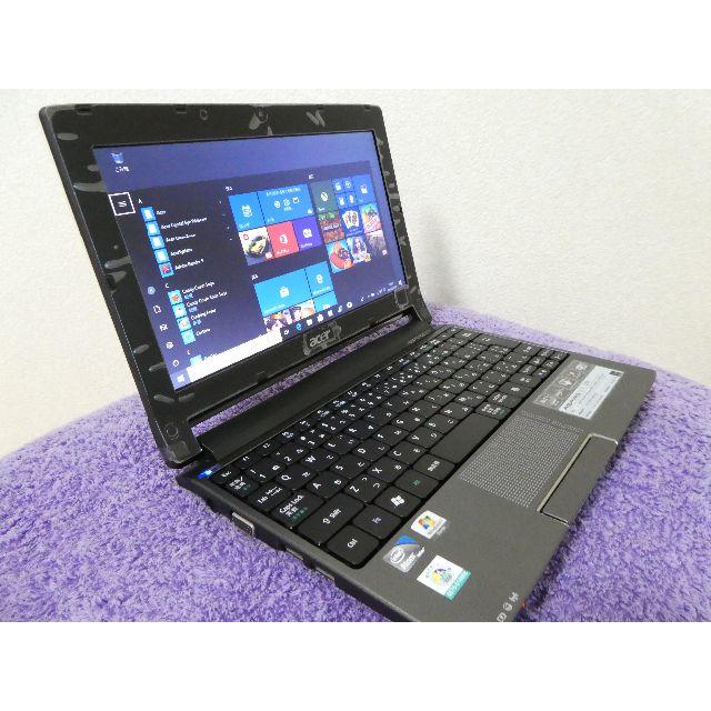 Acer(エイサー)の★美品★Acer Aspire one 533 Win10＆Office搭載 スマホ/家電/カメラのPC/タブレット(ノートPC)の商品写真