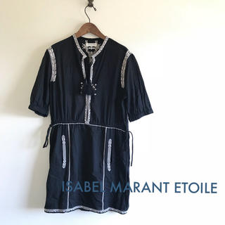 イザベルマラン(Isabel Marant)の極美品⭐️ Isabel Marant Étoile 刺繍ワンピース(ミニワンピース)