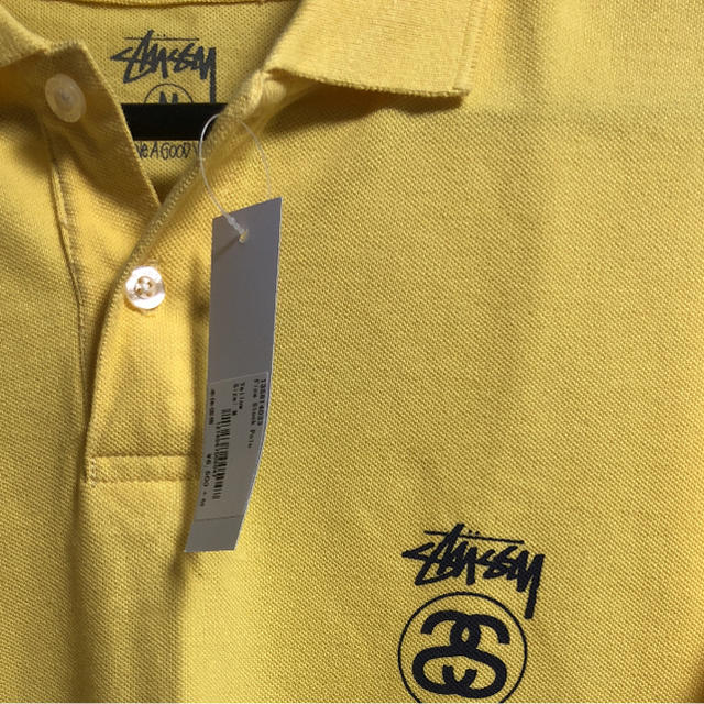 STUSSY(ステューシー)のstussy ポロシャツ 黄色(yellow) メンズのトップス(ポロシャツ)の商品写真