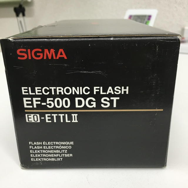 SIGMA(シグマ)のSIGMA EF-500 DG ST EO-ETTL Ⅱ 美品 スマホ/家電/カメラのカメラ(ストロボ/照明)の商品写真