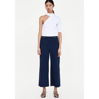 ザラ(ZARA)の新品☆ZARA BASIC ザラ ワイドパンツ(その他)