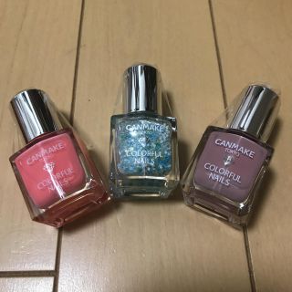 キャンメイク(CANMAKE)のCANMAKE ❤︎ カラフルネイルズ ❤︎ 3個セット(マニキュア)