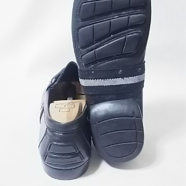 Bally(バリー)の限定希少デザイン!バリー高級牛革レザー大人のモカシンシューズ黒ローファー メンズの靴/シューズ(ドレス/ビジネス)の商品写真