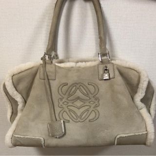 ロエベ(LOEWE)のキラキラ様専用 ロエベ ムートン ボストンバック(ハンドバッグ)