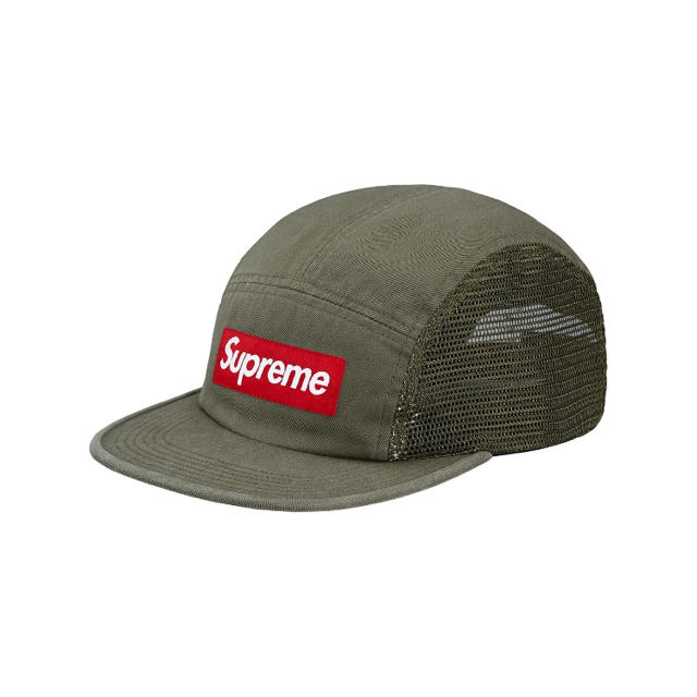 Supreme(シュプリーム)の夏 即購入可能 supreme mesh cap オリーブ メンズの帽子(キャップ)の商品写真