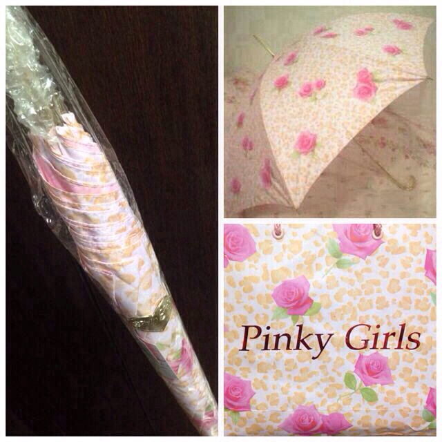 PinkyGirls(ピンキーガールズ)の新品タグ付き♪Pinky Girls 傘 レディースのファッション小物(傘)の商品写真