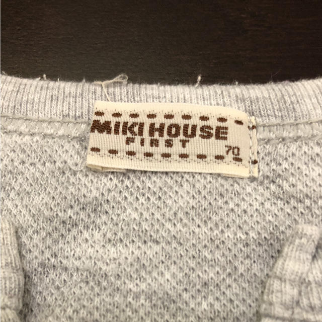 mikihouse(ミキハウス)の ロンパース ミキハウスファースト 70 キッズ/ベビー/マタニティのベビー服(~85cm)(ロンパース)の商品写真