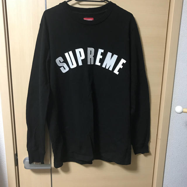 Tシャツ/カットソー(七分/長袖)supreme アーチlogo ロンtee M