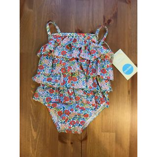 ボーデン(Boden)のライル115様専用♡Mini Boden 5段フリル花柄ワンピース水着 (水着)