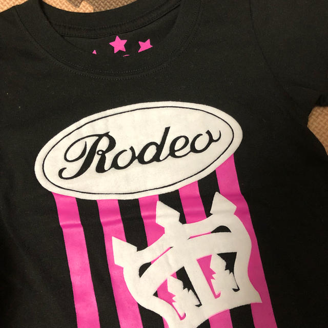 RODEO CROWNS WIDE BOWL(ロデオクラウンズワイドボウル)の新品同様 ロデオ キッズ Tシャツ rodeo 90 95 キッズ/ベビー/マタニティのキッズ服男の子用(90cm~)(Tシャツ/カットソー)の商品写真