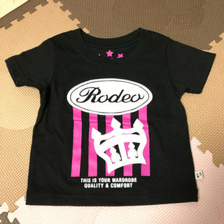 ロデオクラウンズワイドボウル(RODEO CROWNS WIDE BOWL)の新品同様 ロデオ キッズ Tシャツ rodeo 90 95(Tシャツ/カットソー)