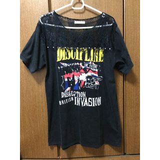 ジュエティ(jouetie)のスタッズレース ロックTシャツ(Tシャツ(半袖/袖なし))