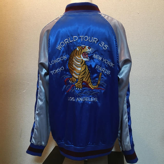 STUSSY スカジャン タイガー WORLD TOUR 35周年 スカジャン STUSSY スカジャン タイガー WORLD TOUR 35周年 スカジャン