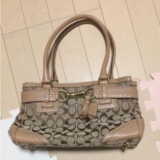 コーチ(COACH)のコーチ シグネチャーハンドバッグ(ハンドバッグ)