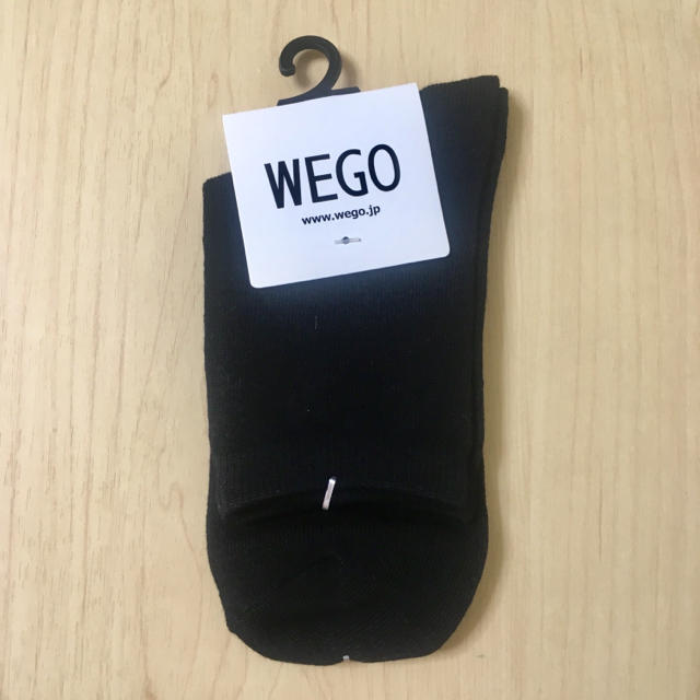 WEGO(ウィゴー)のWEGO 無地ソックス ブラック レディースのレッグウェア(ソックス)の商品写真