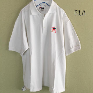 フィラ(FILA)の美品❣️ 人気のFILA 刺繍 ポロシャツ  韓国 ビックシルエット(ポロシャツ)