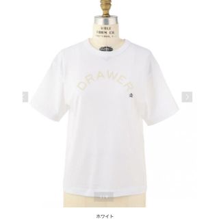 ドゥロワー(Drawer)の18SS Drawerプリントショートスリーブカットソー(カットソー(半袖/袖なし))