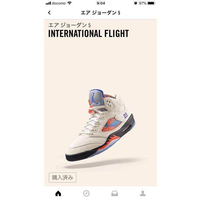 エアジョーダン5 INTERNATIONAL FLIGHT靴/シューズ