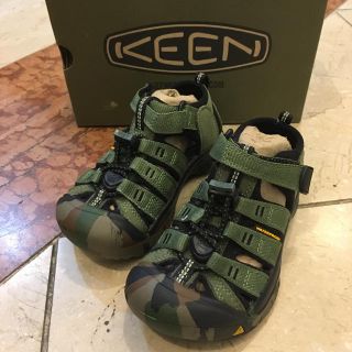 キーン(KEEN)のKEEN NEWPORT H2 (GR/CAMO)17cm(スニーカー)