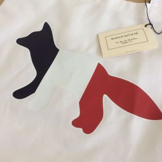 メゾンキツネ(MAISON KITSUNE')のメゾンキツネ トートバッグ ホワイト(トートバッグ)