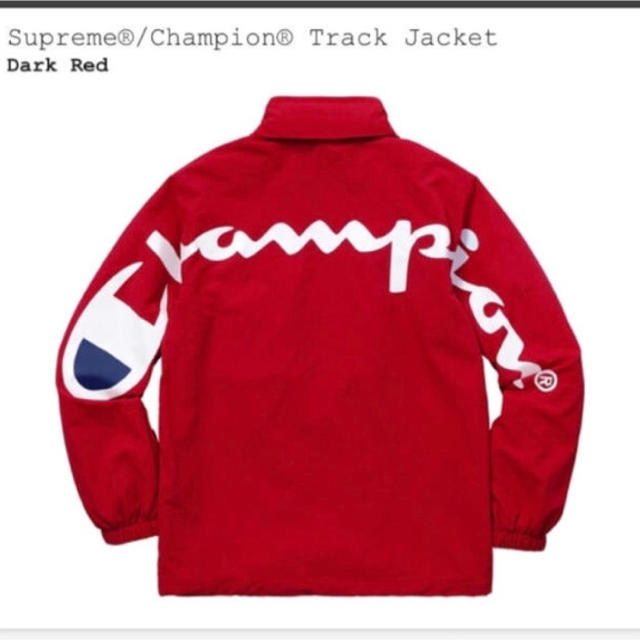 赤M❗️送料込み最安値supreme champion track jacketナイロンジャケット