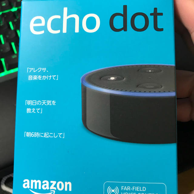 ECHO(エコー)のAmazon echo dot スマホ/家電/カメラのオーディオ機器(スピーカー)の商品写真