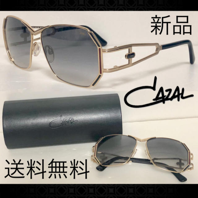 CAZAL(カザール)のCAZAL カザール サングラス 225/3 001 ゴールド レディースのファッション小物(サングラス/メガネ)の商品写真