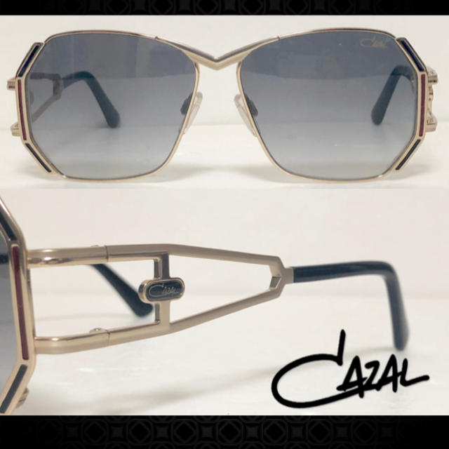 CAZAL(カザール)のCAZAL カザール サングラス 225/3 001 ゴールド レディースのファッション小物(サングラス/メガネ)の商品写真