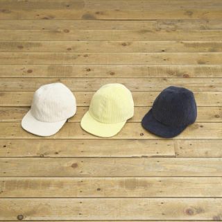 アンユーズド(UNUSED)の17aw Unused Corduroy cap navy コーデュロイキャップ(キャップ)