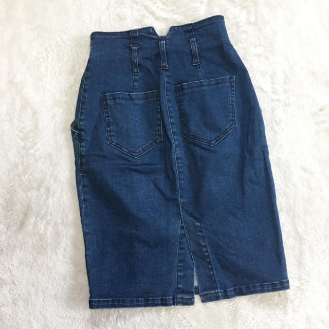 moussy(マウジー)のMOUSSY DENIM♡ハイウエストデニムスカート レディースのスカート(ミニスカート)の商品写真