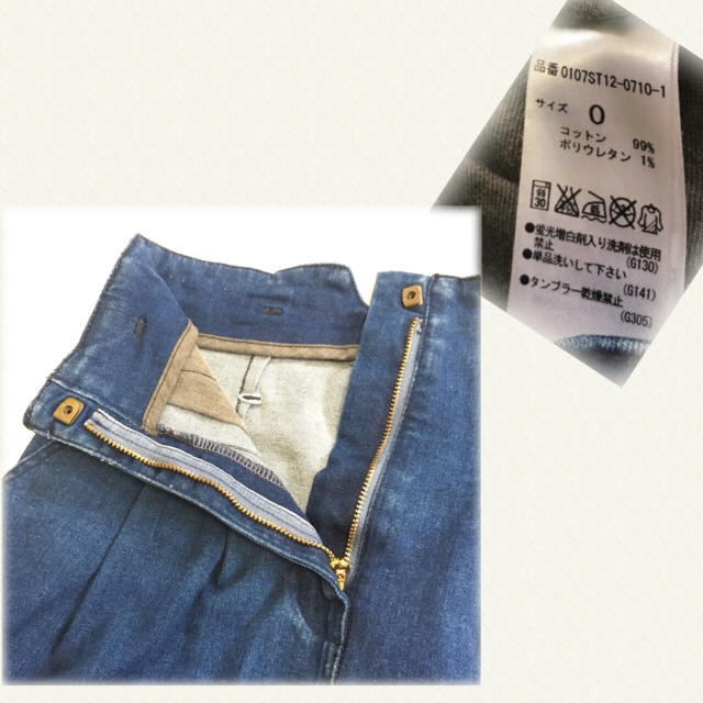 moussy(マウジー)のMOUSSY DENIM♡ハイウエストデニムスカート レディースのスカート(ミニスカート)の商品写真