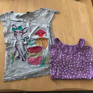 ギャップキッズ(GAP Kids)のGAP 2枚セット 女の子150&130(Tシャツ/カットソー)