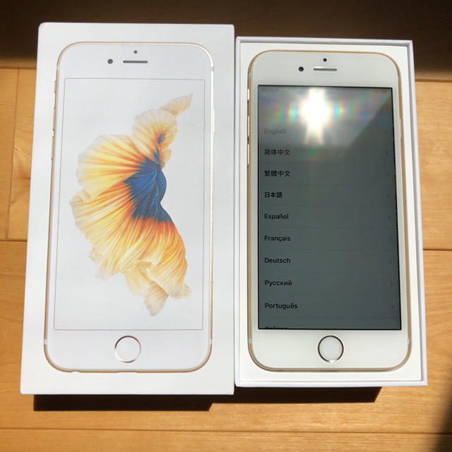 大幅値下げ！！iphone6s ゴールド SIMフリー 美品