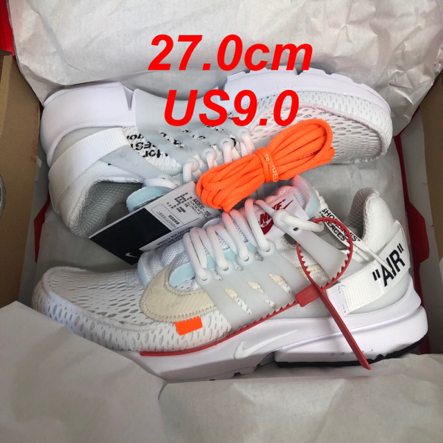 Nike Off  White Presto White 27.0cm US9