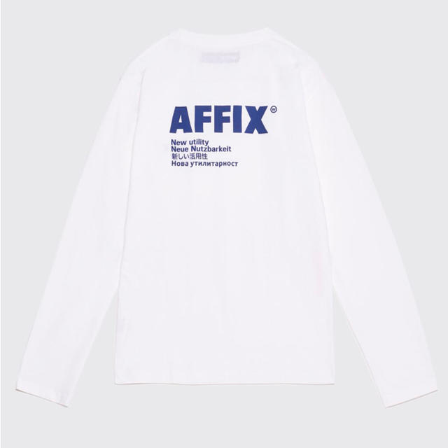 COMME des GARCONS(コムデギャルソン)のAffix Logo print 長袖シャツ XL kiko  メンズのトップス(Tシャツ/カットソー(七分/長袖))の商品写真