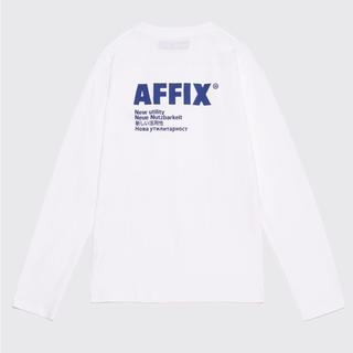 コムデギャルソン(COMME des GARCONS)のAffix Logo print 長袖シャツ XL kiko (Tシャツ/カットソー(七分/長袖))