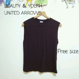 ビューティアンドユースユナイテッドアローズ(BEAUTY&YOUTH UNITED ARROWS)のFree size【BEAUTY＆YOUTH UNITED ARROWS】(カットソー(半袖/袖なし))