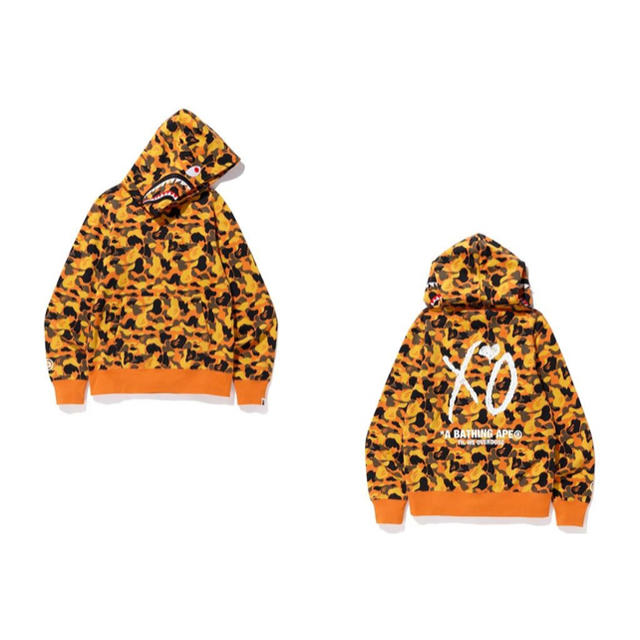 A BATHING APE(アベイシングエイプ)のBape x XO Pullover Shark Hoodie L メンズのトップス(パーカー)の商品写真