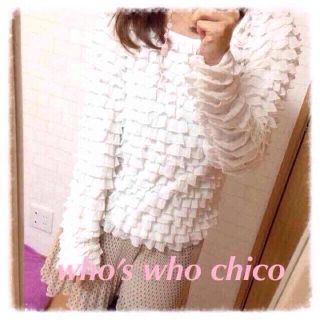 フーズフーチコ(who's who Chico)の年末SALE♡フリルカットソー♡ロンT(Tシャツ(長袖/七分))