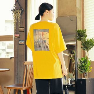 ホッピン(HOTPING)のHOTPING YOUTHバックフォトプリントTシャツ BIG Tシャツ(Tシャツ(半袖/袖なし))