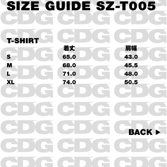 COMME des GARCONS(コムデギャルソン)のネット完売❗️コムデギャルソン CDG Tシャツ メンズで1番人気のXLサイズ メンズのトップス(Tシャツ/カットソー(半袖/袖なし))の商品写真