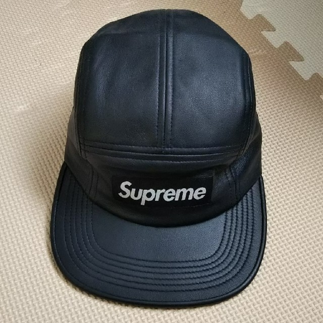 Supreme ボックスロゴ レザーキャンプキャンプメンズ